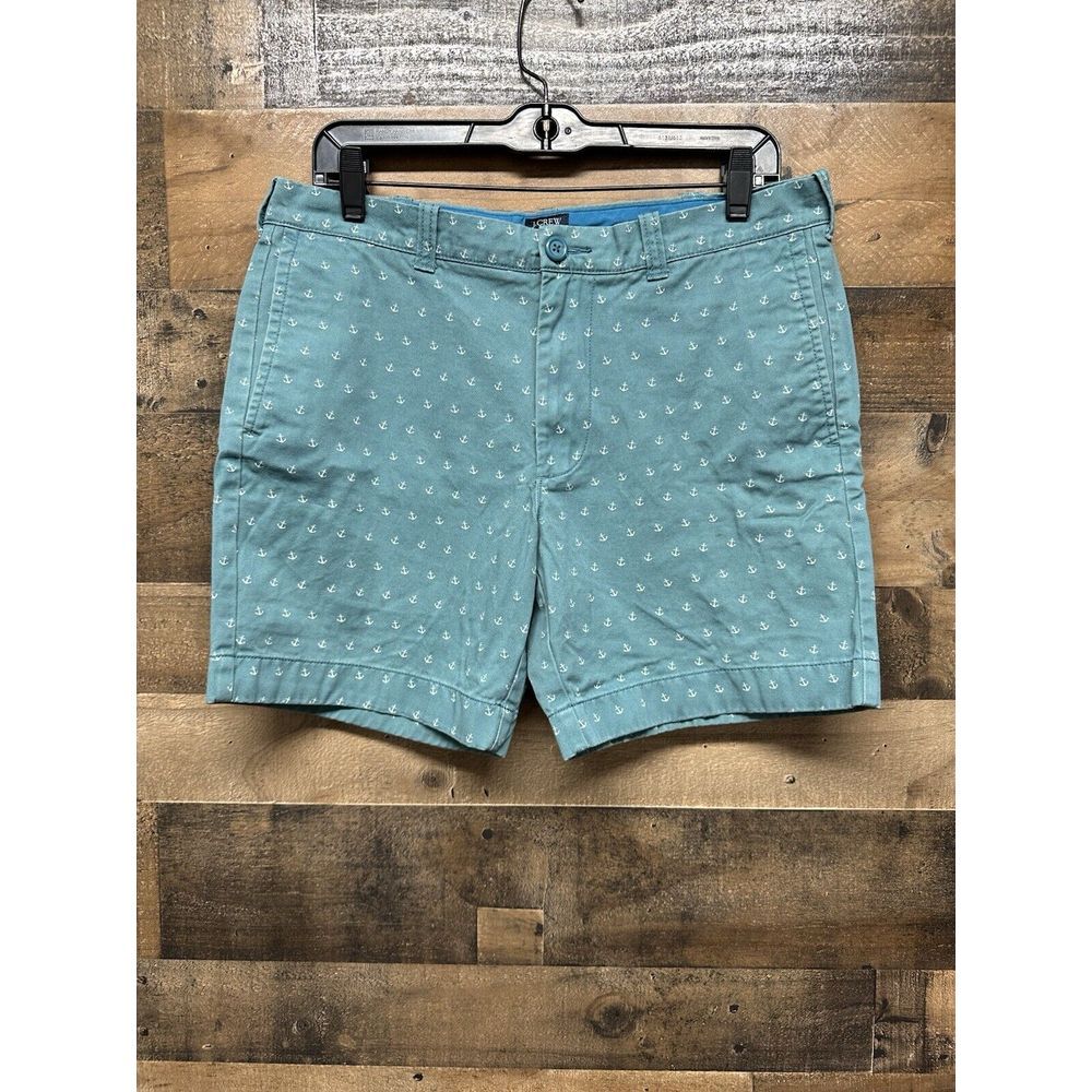 J. Crew Men's Reade Anchor Print Shorts Size 32W